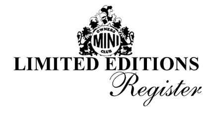 Go to the Mini Owners Club Limited Editions Register Home Page